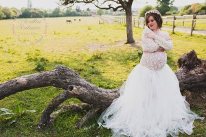 Ensemble robe jupon et haut crochet shooting grossesse photographe