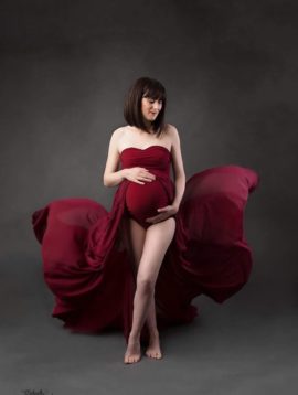 Création robe bodysuit Tulipe for fine art photographies