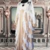 robe boho dentelle crochet blanche beige