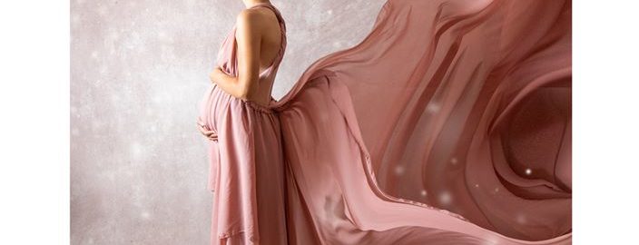 robe vieuxrose angélique mousseline soie