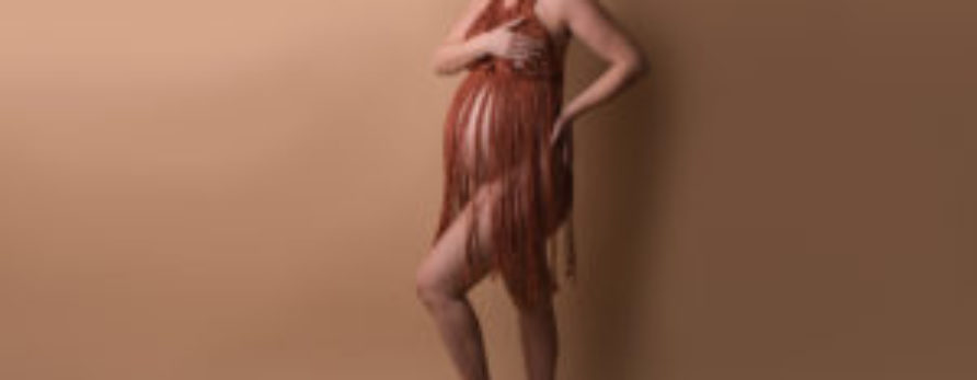 Robe Macramé Modèle Aria Rouille