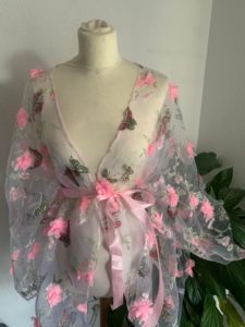 Kimono butterfly tissu 3 d