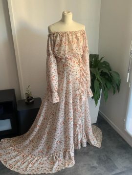 ensemble fleuri Bali en mousseline