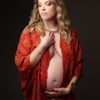 déshabillé kimono en dentelle de coton