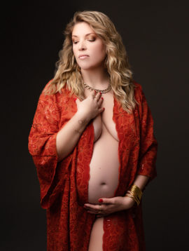 déshabillé kimono en dentelle de coton